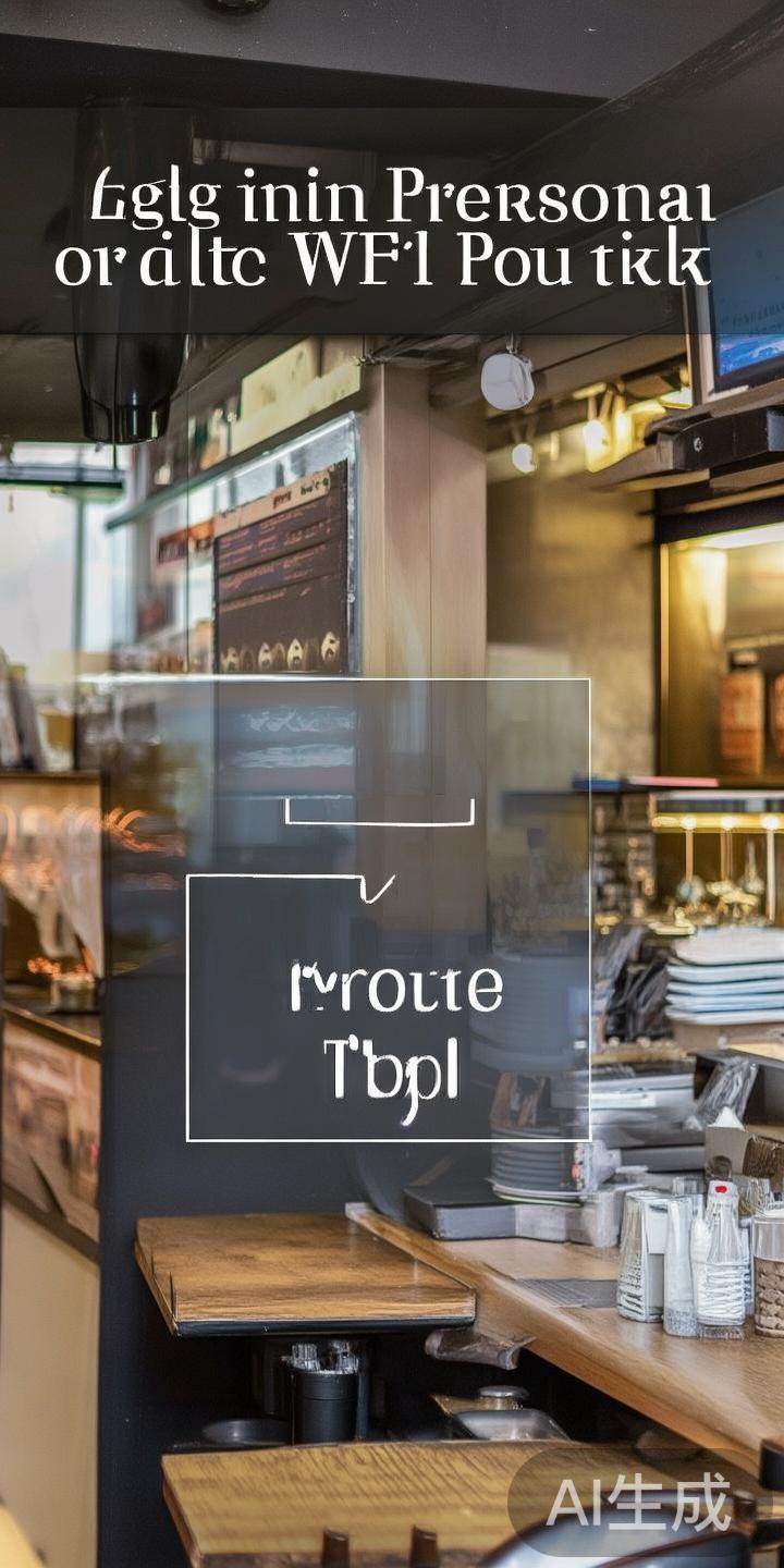 避免公共网络登录：在咖啡厅、图书馆等公共场所，公共